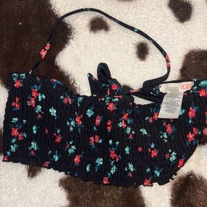 Gianni Bini Strapless Floral Swim Top
